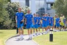 The Olympic team of Ukraine played against Paraguay