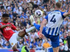 Brighton - Manchester United. Previously