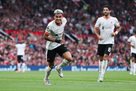 Dias s brace helped Liverpool defeat Manchester United in the Downtown Derby