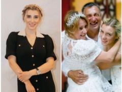 Дочь  мамы  Верки Сердючки впервые показала лицо 4-месячной дочери и ее таинство крещения