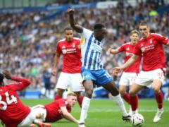 Nottingham Forest competed in the match against Brighton