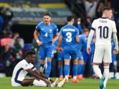 Saka recognized a hamstring injury