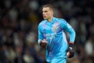 Lunin scored an assist in the match against Osasuna