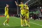 The team of Ukraine, having beaten Albania, celebrated the anniversary