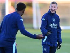 Zinchenko was benched for the derby against West Gem