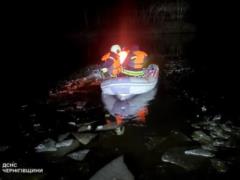 В Черниговской области под лед провалились дед и внук