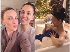 Efrosinina boasted about her vacation in Polyakova’s mansion and how she and her son spent time there