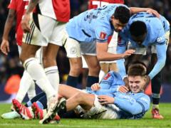 Manchester City ruthlessly crushed the English fourth division club