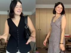 Женщина надела  спорный  наряд на работу и немедленно пожалела об этом