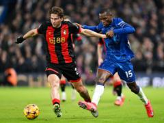 Chelsea managed to avoid defeat from Bournemouth with Zabarny