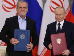 Россия и Иран подписали соглашение о  стратегическом партнерстве 