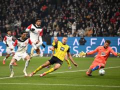 Borussia Dortmund lost away to Eintracht