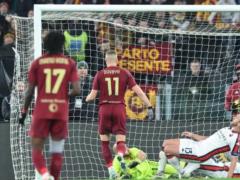 Equal with Zavarov: Dovbik scored the fifth goal in the last six matches for Roma