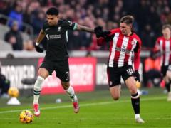 Frank commented complimentarily on Yarmolyuk’s performance against Liverpool