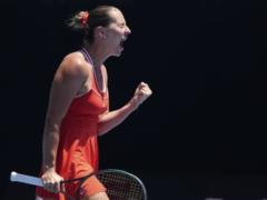 Kostyuk reached the quarterfinals of the Australian Open 2025 doubles tournament in a three-hour match