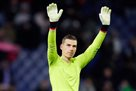 Lunin is on the bench for the match against Las Palmas