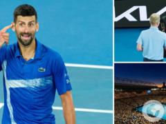 Djokovic, whose father fraternized with the Z-patriots, rioted at the Australian Open