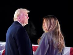 European luxury: what Melania Trump wore in public on the eve of the inauguration