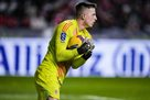 Trubin plays for the First Hwylin against Barcelona