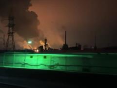 В Рязани после атаки дронов сообщили о сильных пожарах в городе