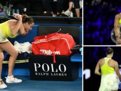 Любимица Лукашенко сенсационно проиграла финал Australian Open, слетела с катушек и разрыдалась.