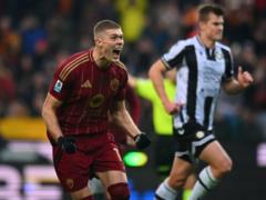 Roma, thanks to another goal from Dovbik, defeated Udinese