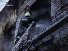 В Харькове ликвидировали пожар после атаки дронов