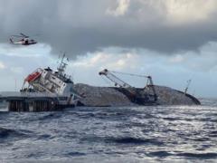 In Italy, a strong storm threw a cargo ship with a Ukrainian crew into
