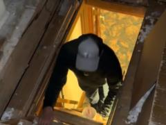 A married couple discovered a hidden floor in a recently purchased old house