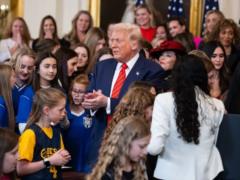 Trump forbade transgender people to participate in American women s sports