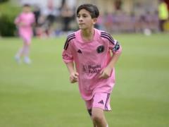 Messi s son scored 11 goals in a match in the USA