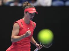 Svitolina made a spectacular flack and triumphantly started at the tournament in Doha