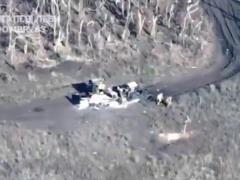 Ukrainian drones destroyed a rare bombing of the Russian Federation