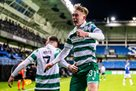 Nunan іz shemrok Rovers becoming a horned author of a goal in єvrokubki