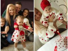 Lilia Rebric showed the first steps of the 11-month-old daughter:  