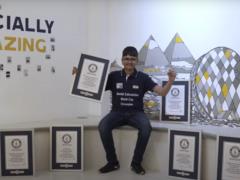 Faster than on a calculator: Wunderkind immediately set 6 world records in the mind in the mind