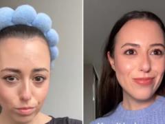 The bride could not apply makeup herself, but social networks helped her  
