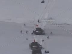 The Russians went storm on the Kurshchina in the column and were defeated