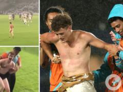 Fully naked runner broke into the match in New Zealand and became the hero of social networks