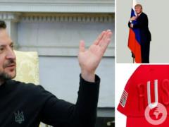  С Путиным будете в туза гатиться : украинцы отреагировали на спор Трампа с Зеленским мемами.