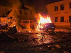 Bogodukhv was subjected to a double attack  