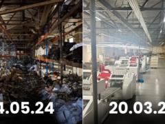 Восстановлена харьковская типография, которую в прошлом году разбомбили россияне — Свириденко