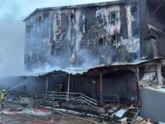В Турции горел отель на горнолыжном курорте, есть пострадавшие