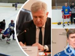 В России замгубернатора вышел с командой поиграть в хоккей и умер. Момент попал на видео