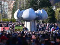 In Slovakia, they are massively protested against the scandalous project