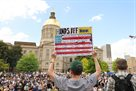Війна, день 1137. Демонстрації проти політики Трампа й Маска в США; удар по російському заводу вибухівки