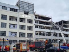 When the army of Russia in Kyiv, the offices of Ukrainian television channels were injured in Kiev
