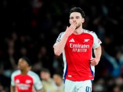 Arsenal won Real in the quarterfinals of the Champions League: Rice distinguished himself twice