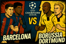 Barcelona - Borussia Dortmund. AND DODEDD