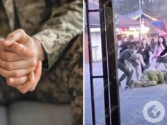 В киевском Гидропарке толпа подростков избила военного: полиция задержала двух из них.